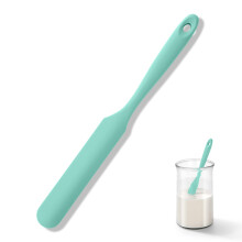 U-Taste Silicone Jar Spatula: 315? Heat Resistant Flexible Rubber Jar Scraper with Long and Slim Handle for Scraping Sauces Batters, Stirring