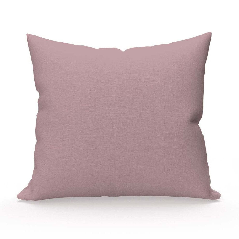 , Pillowcase, Cotton, 57 Threads, 63 X 63 Cm Pink Soleil D'ocre