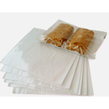 100 x Cellophane Clear Window White Film Fronted Sweet/Sandwich/Food And Pastry Paper Bags - 7" x 7" Inch By Healthy Home