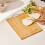 Karaca Owen Bamboo Rectangle Chopping Board, Small, Wood 2