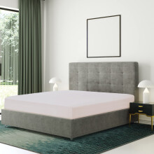 Bronwen Mathews? Microfiber Single Fitted Sheet - Non Iron Brushed Deep Pocket Upto 12inch/30cm Ultra Soft Breathable - Wrinkle, Fade and Stain