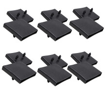 WANGCL 6PCS Bed Slat Centre Caps Holders For Replacement Plastic Bed Slat Holders, For Single And Double Beds 65mm x 9mm Black