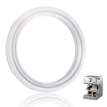 Lyeteung 47mm Silicone Steam Ring, Grouphead Gasket, Brew Group Head Seal Gasket, Compatible with Delonghi Dedica EC680/685, White