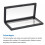 sourcing map Floating Thin Film Display Box with Base 23cm x 11cm x 2cm Black 4