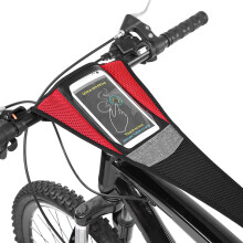 Road Bike Sweatband 80g 56x21 Black Phone Pocket
