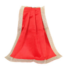 Indian Consigners Velvet Altar Cloth with Golden Border ? Small Multipurpose Square Table Cover for Tarot Reading, Spiritual Use, Jewellery Display,