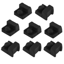 8pcs Air Fryer Silicone Bumpers for Ninja Crispi FN100 FN101 FN101GY FN090 FN091 FN103 Series, Durable Anti-Slip Silicone Air Fryer Feet Rubber Pad