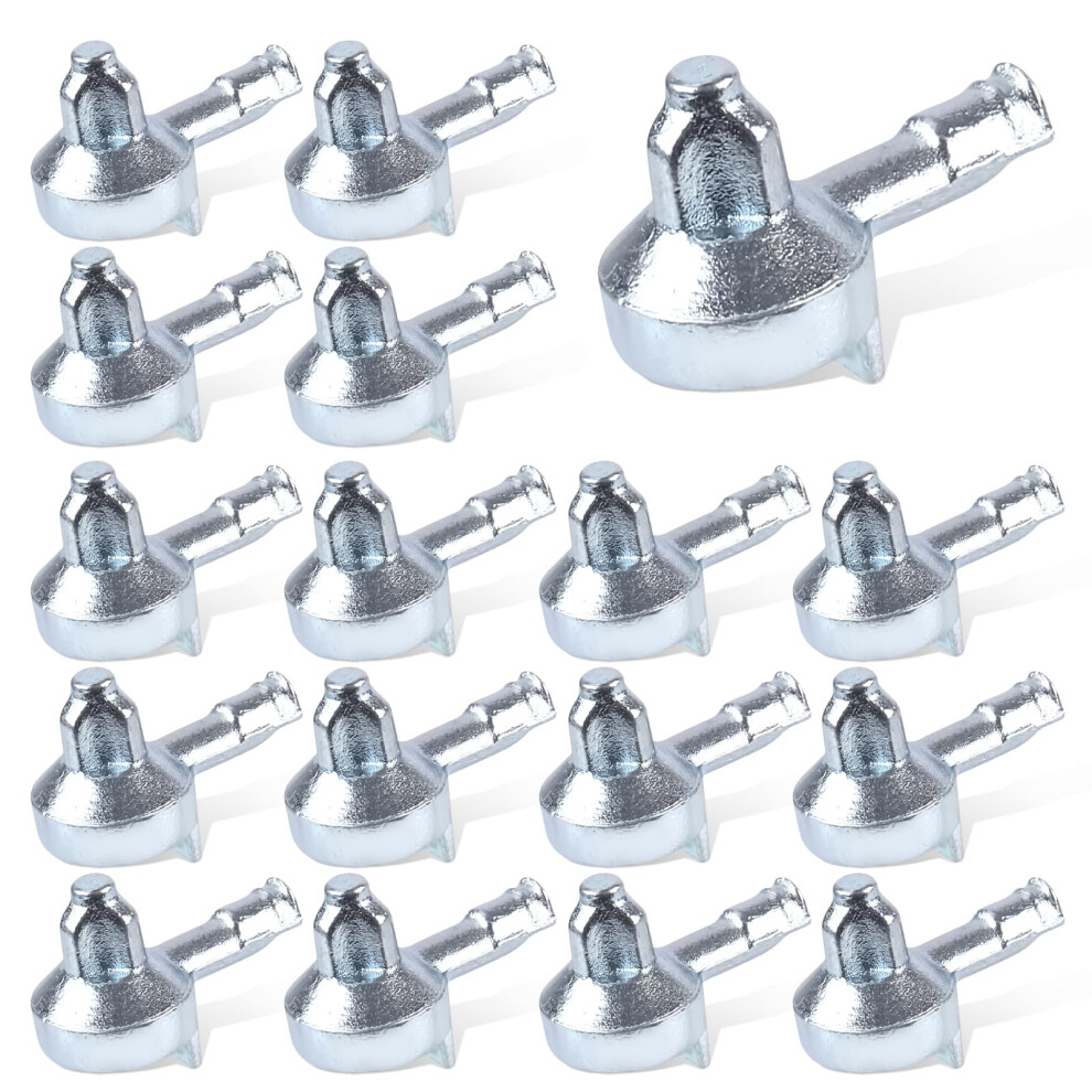 16Pcs Shelf Support Pegs Replacement, Zinc Alloy Kitchen Cabinet Shelves Pegs Metal Bookshelf Pin For Wood Shelving Shelf Support Holders Pin 5051225353568