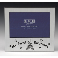 5" 3" My 1st Birthday Photo Frame Babys 1st Birthday Occasion Gift 72222, Silver