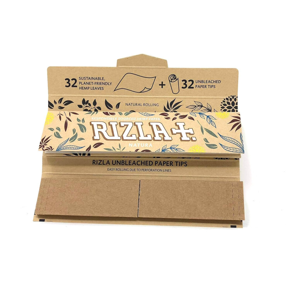 Rizla King Size Natura Combi Pack With Rizla's First Roach Tips (2 Packs)