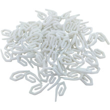 Merriway BH04576 White Nylon Curtain Hooks (Pack of 100) ? Heavy Duty Hooks for Pencil Pleat, Window, Door & Shower Curtains