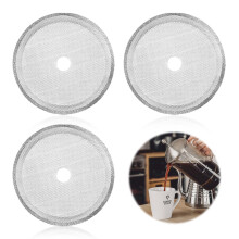 ueslwser 3 Pack 2.75inches Cafetiere Mesh Coffee Press Filter Mesh Replacement Stainless Steel Cafetiere Filter Mesh for Cafetiere 12 OZ/ 350 ml (3