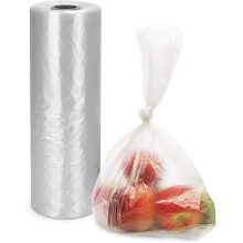 JKG? 200 x Large Food and Sandwich Bags | Fridge Freezer Food Bags Rolls - Kids Sandwich bags | Clear Plastic Food Bags All Types of Food Preservation