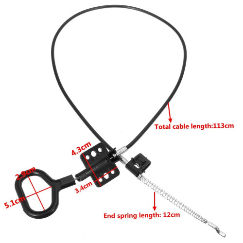 C-FUNN D Style Metal Replacement Cable Release Handle For Recliner Sofas Couch Chair 2
