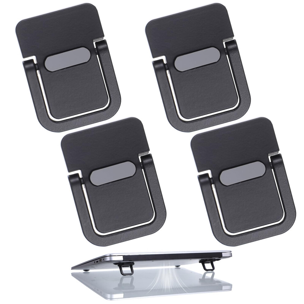 Mbaiyo 4Pcs Portable Keyboard Riser Self Adhesive Laptop Stand Invisible Mini Computer Feet For Desk Computer Keyboard Stand Laptop Holder With Anti 5051225354619