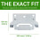 Spare Hardware Parts Replacement for IKEA Bed Frame Part 116791 (Mounting Plate) 4
