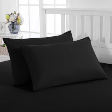 PRIME LINENS Pillow Cases 2 Pack Standard Size Microfibre Pillow Cover with Envelop Closure Wrinkle Fade Resistant Pillowcases Machine Washable