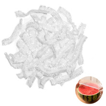 100 Pcs Shrinkable Food Covers, Fresh Keeping Bags, Elastic Plastic Food Storage Covers Cling Film Bag, Elastic Bowl Lids Kitchen Supplies for Fruit
