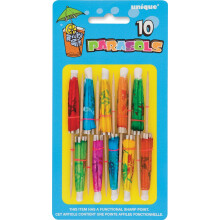 Assorted Color Paper Umbrella Picks (10cm) 10 Count - Vibrant, Fun & Festive Picks for Cocktails & Appetizers