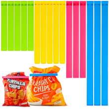 16 Pcs Sturdy Food Bag Clips for Food Storage Bags in 4 Sizes & 4 Colours - Food Clip for Keeping Food Fresh. Bag Clips for Food Storage and Sandwich