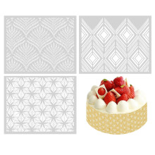 Cake Template Stencil- Cake Stencils Decorating Buttercream, Cake Decorating Templates, Hollow Lace Design Embossing Molds Baking Tools for Cake