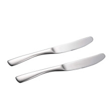 IMEEA 2 Pcs Butter Knife 17cm Stainless Steel Butter Spreader Knife for Cheese Cake Jam Dessert