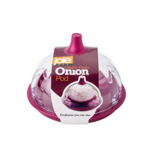 Joie Onion Saver ? Purple Onion Storage Pod with Clear Lid for Fridge, BPA-Free & Dishwasher Safe, Keeps Onions Fresh