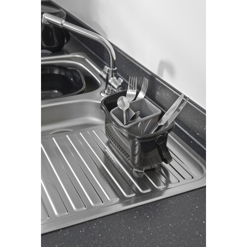 Addis ADDIS 516436 Sink Caddy, Black/Grey 1