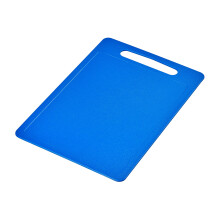 Chef Aid Large Blue Poly Chopping Board, Multipurpose Anti-Slip Surface, Easy Clean and Dishwasher Safe with Handle, Measures 40 x 30cm, Other Colour