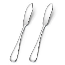 AOOSY Butter Knives Set of 2, Cheese Knife, Cheese Spreaders, 5.91 inches Cute Mini Stainless Steel Kitchen Knives for Toast Sandwich Cake Bread
