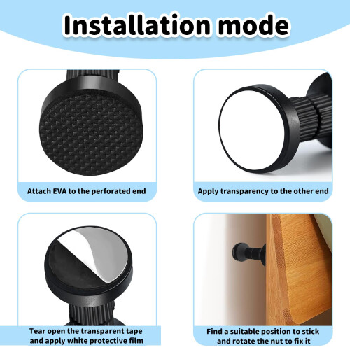 2 Pcs Headboard Stoppers Bed Wall Stoppers Adjustable Threaded Bed Frame Anti-Shake Tool Telescopic Support Stabilizer Headboard Stopper for Bed 2