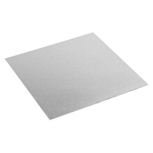 Tala Square Silver Cake Board, 12 Inch / 30cm Large Cake Base 3mm Thick with Embossed Foil Finish, Ideal for Victoria Sponges, Pastries & Light Cakes