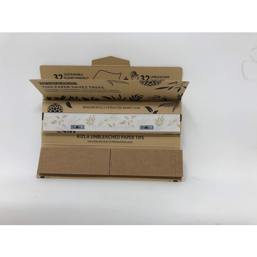 Rizla King Size Natura Combi Pack With Rizla's First Roach Tips (2 Packs) 1