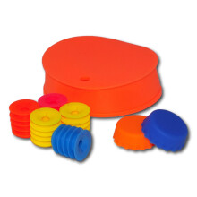 Minder Anti-Spiking Kit - Featuring Reusable Silicone Glass Cover, 2 x Bottle Caps Tops and 5 x Spikey Bottle Stops with Straw Hole - Anti Drug Date