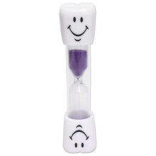 Kids Toothbrush Timer ~ Purple 2 Minute Smile Sand Timer for Brushing Children's Teeth