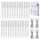 40 Pcs Sewing Machine Needles, 90/14 Universal Machine Needles, Sharp Sewing Needles with Sewing Accessories Instruction for Home Sewing Machine 1