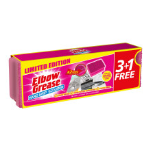 Elbow Grease Hand Grip Scourer - Heavy Duty | Suitable for Oven Racks, Non-Coated Cookware, Pots & Pans - Double Strength | Removes Tough and Stubborn