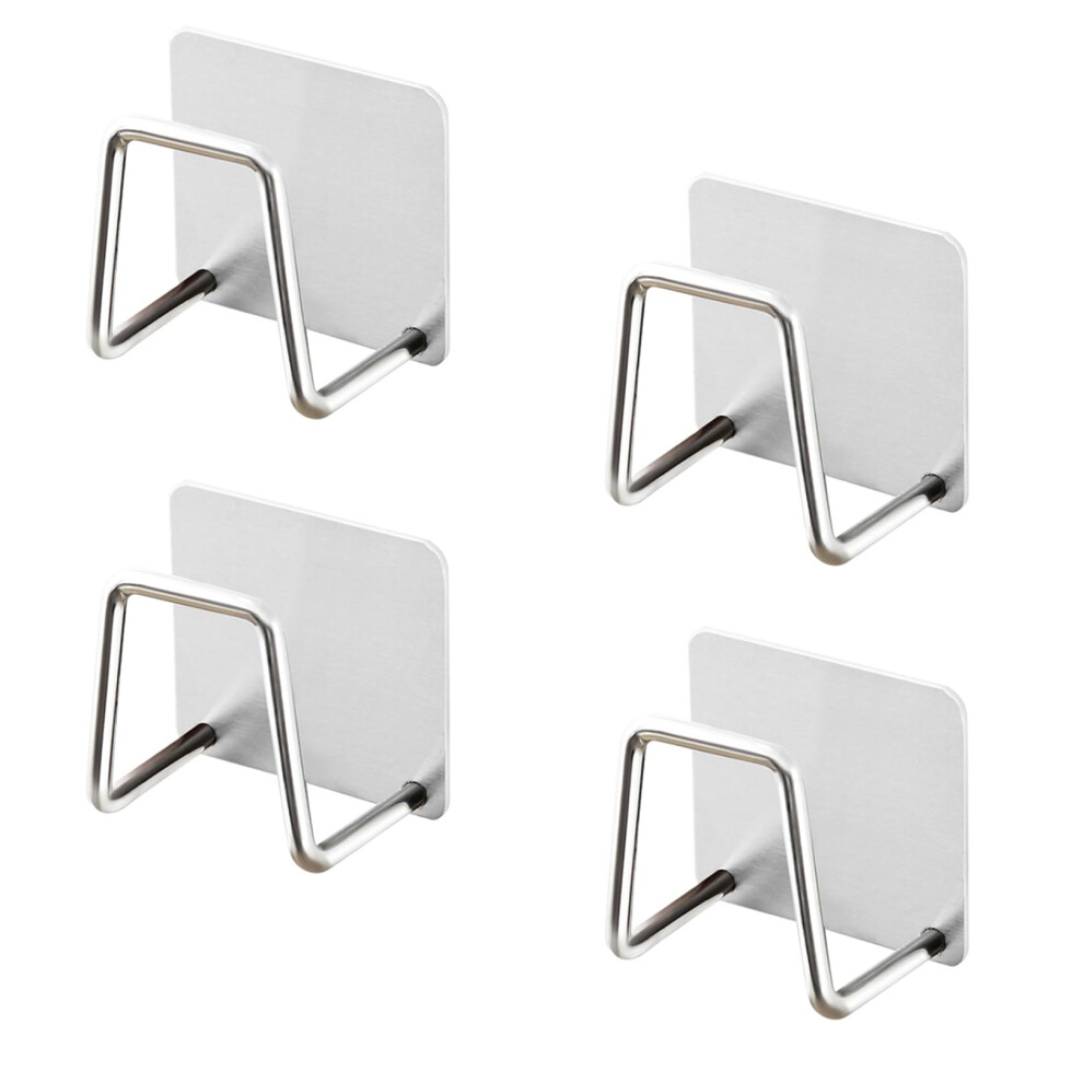 Gunwon 4Pcs Stainless Spongeholder,Sponge Holderfor Kitchen Sink,Stainless Rustproof Sink,Stainless Steel Dish Sponge Holder,Caddy Spongerack Quick 5051225394363