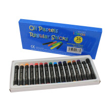 Bright Ideas Regular Oil Pastels 16 Pack - Assorted Colours Oil Crayons - Intense Colours - Perfect for Kids, Artists & Students. BI8355
