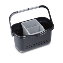 ADDIS 516436 Sink Caddy, Black/Grey