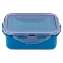 LocknLock Eco Food Containers with Lids - Rectangular 350ml (13.7 x 10.4 x 5.3cm), Airtight, Watertight, BPA Free & Dishwasher Safe