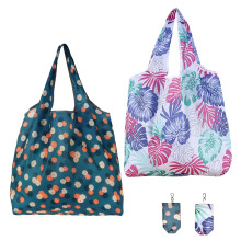 Shatore 2PCS Reusable Shopping Bags - Foldable Grocery Tote Bags with Large Capacity, Eco-Friendly & Washable Fabric for Shopping, Travel & Daily Use