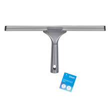 Elliott Multi-Purpose Window Squeegee perfect for streak free cleaning on Windows, shower screens, cars and mirrors, Aluminium frame housing a 35cm