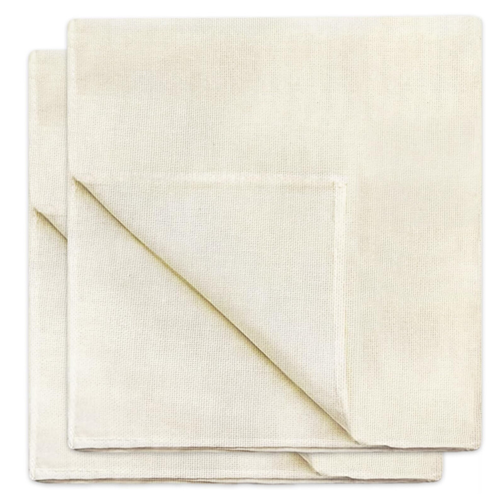 2 Pieces 50 * 50 Cm Cheese Cloths For Straining, Muslin Cloths For Cooking, Reusable And Washable Muslin Cloths, Muslin Cloths For Straining, For Cexun