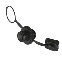 Marine Inflatable Boat Air Valve 22.9mm Black Plastic Repair Spare Part