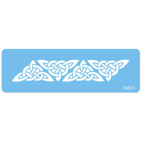 PME JEM Celtic Frieze Stencil,Blue