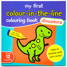 My First Colouring Book Dinosaurs - Baby First Colour in The Line - from 12 Months