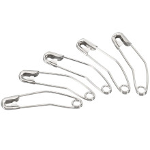 TA-VIGOR 50Pcs Curved Safety Pins, 32mm Quilting Basting Pins, Curved Bending Sewing Safety Accessories for Brooch Blankets Skirts Clothes, Quilting