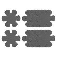 sourcing map 12pcs Non Slip Bathtub Stickers Bath Shower Floor 3.15" Anti-Slip Sticker Tape Flower Style Decals for Bathroom Kitchen Bathtub Treads