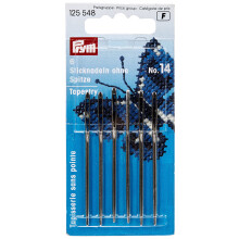Prym 1.90 x 60 mm Number 14 Tapestry Blunt Point with Eye Embroidery Needles, Pack of 6, Gold/Silver